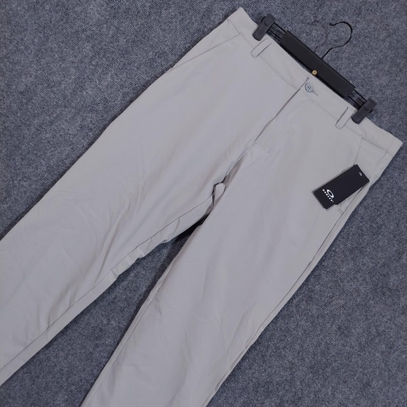 Oakley Take Pro Pant 3.0 Pants Mens 38‎ Stone Gray Golf Stretch Chino Pants